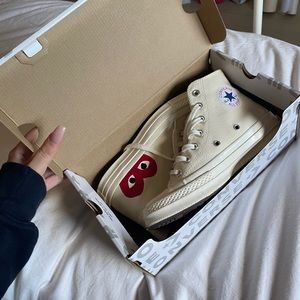 Brand new Comme des garçons PLAY x Converse sneakers